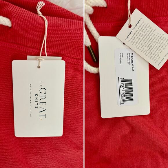 THE GREAT The Sweat Short | Haberno | Sz 3 | NWT - Picture 7 of 11